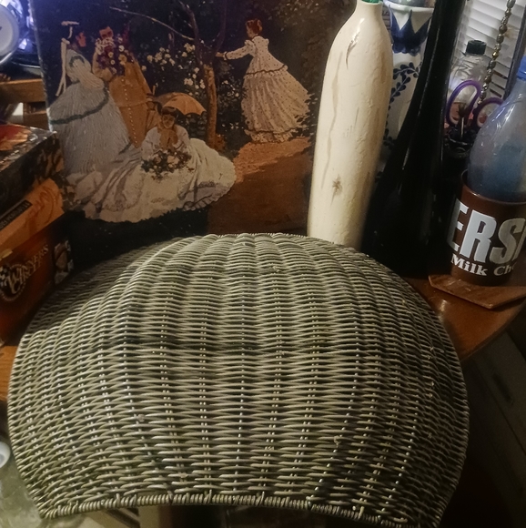 β€Pier 1 Huge Chef Wicker Serving Tray 20"Γ14"Γ5",Table Fruit Center Piece.π₯° - Picture 7 of 16